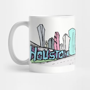 Houston Skyline Tee Mug